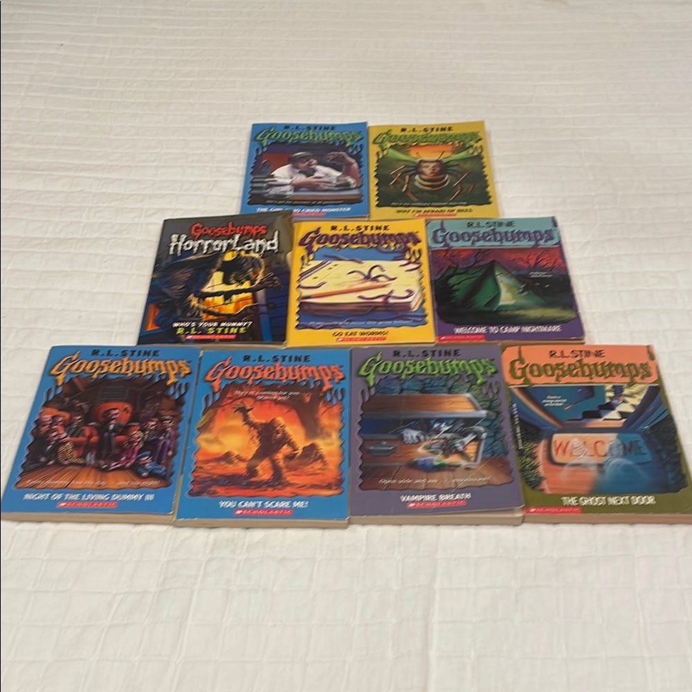 Goosebumps accelerator reader AR first scholastic printing bundle R.L. Stine lot